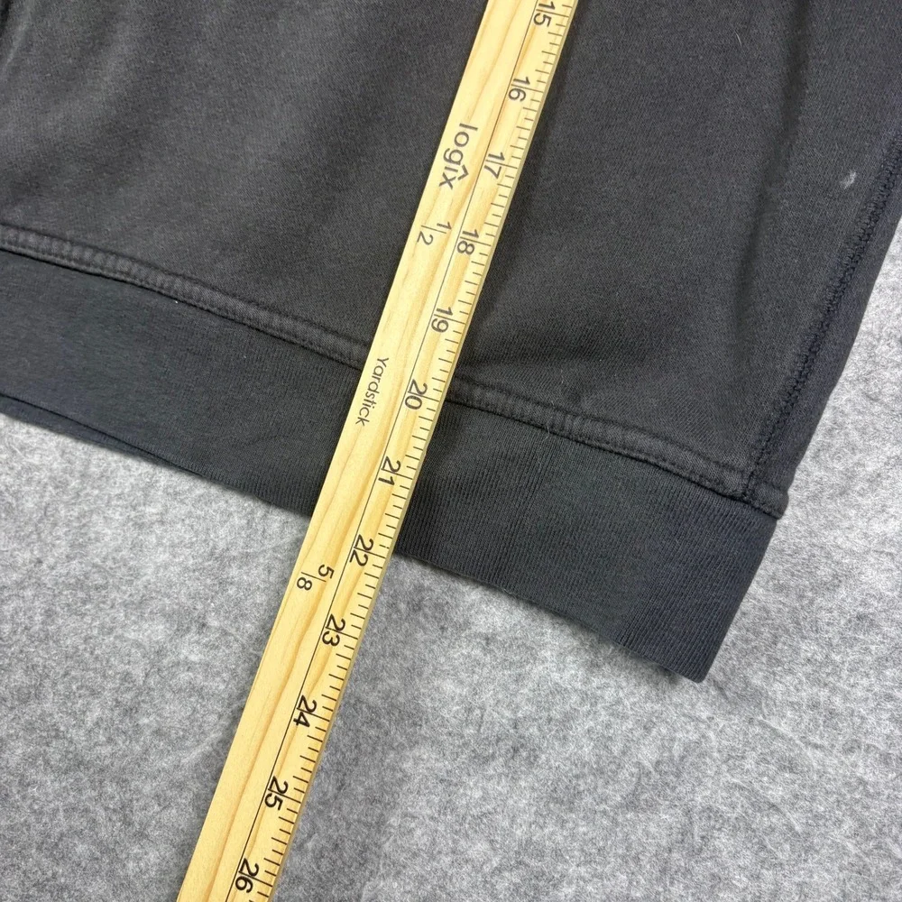 Gap Kids Arch Logo Hoodie Faded Black Embroidered Pullover Sweatshirt XXL 13YRS